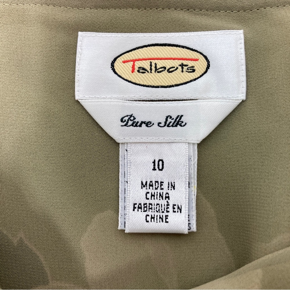 Talbots Floral Silk Skirt Size Medium - Picture 7 of 14
